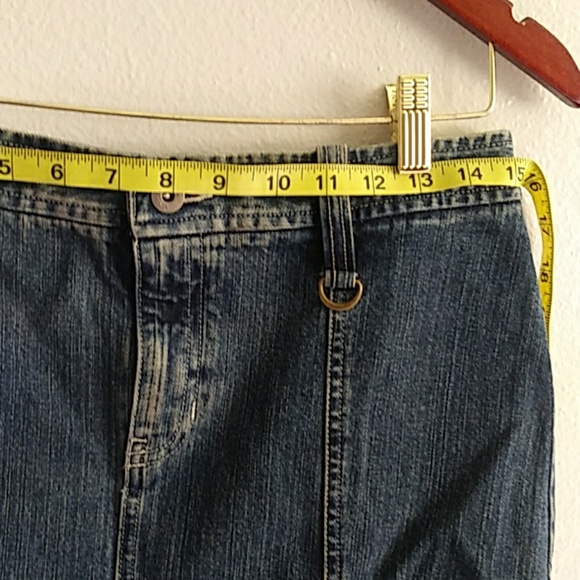 Denim plated Skirt - Picture 3 of 8